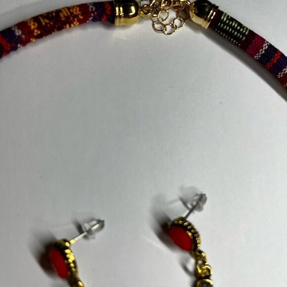 Bohemian Style Necklace and earrings set - Picture 10 of 14